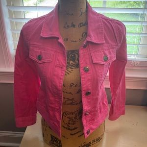 The Children’s Place pink jean jacket